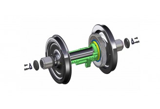 Wheelset & Bearing Assembly for Diesel Electric Locomotive(GEA Type)
