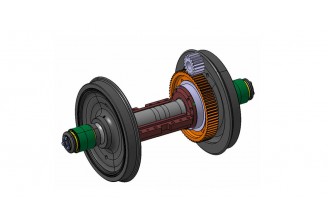 Wheelset & Bearing Assembly for Diesel Electric Locomotive(HID Type)